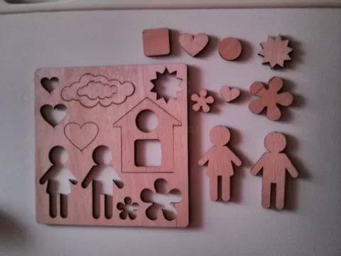 puzzle copii lemn